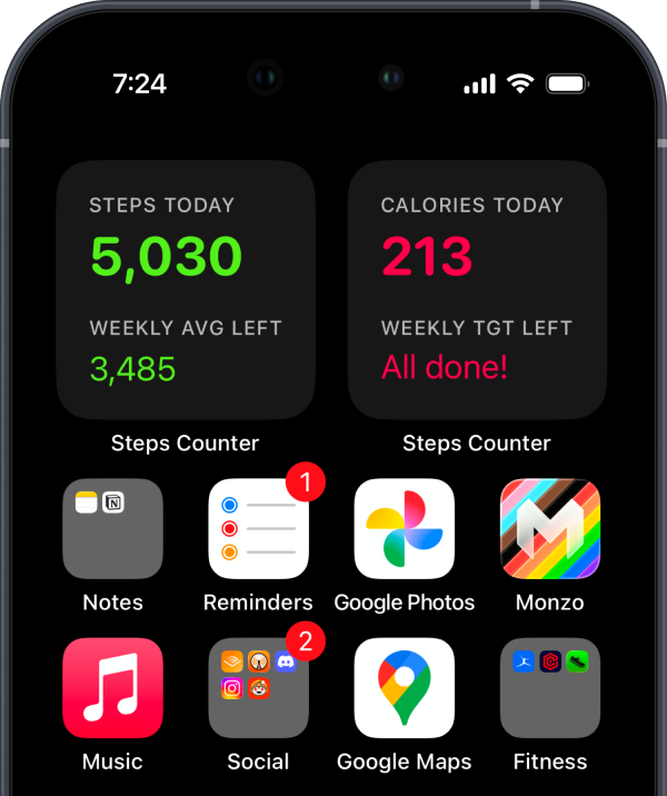 Vigor iPhone app preview